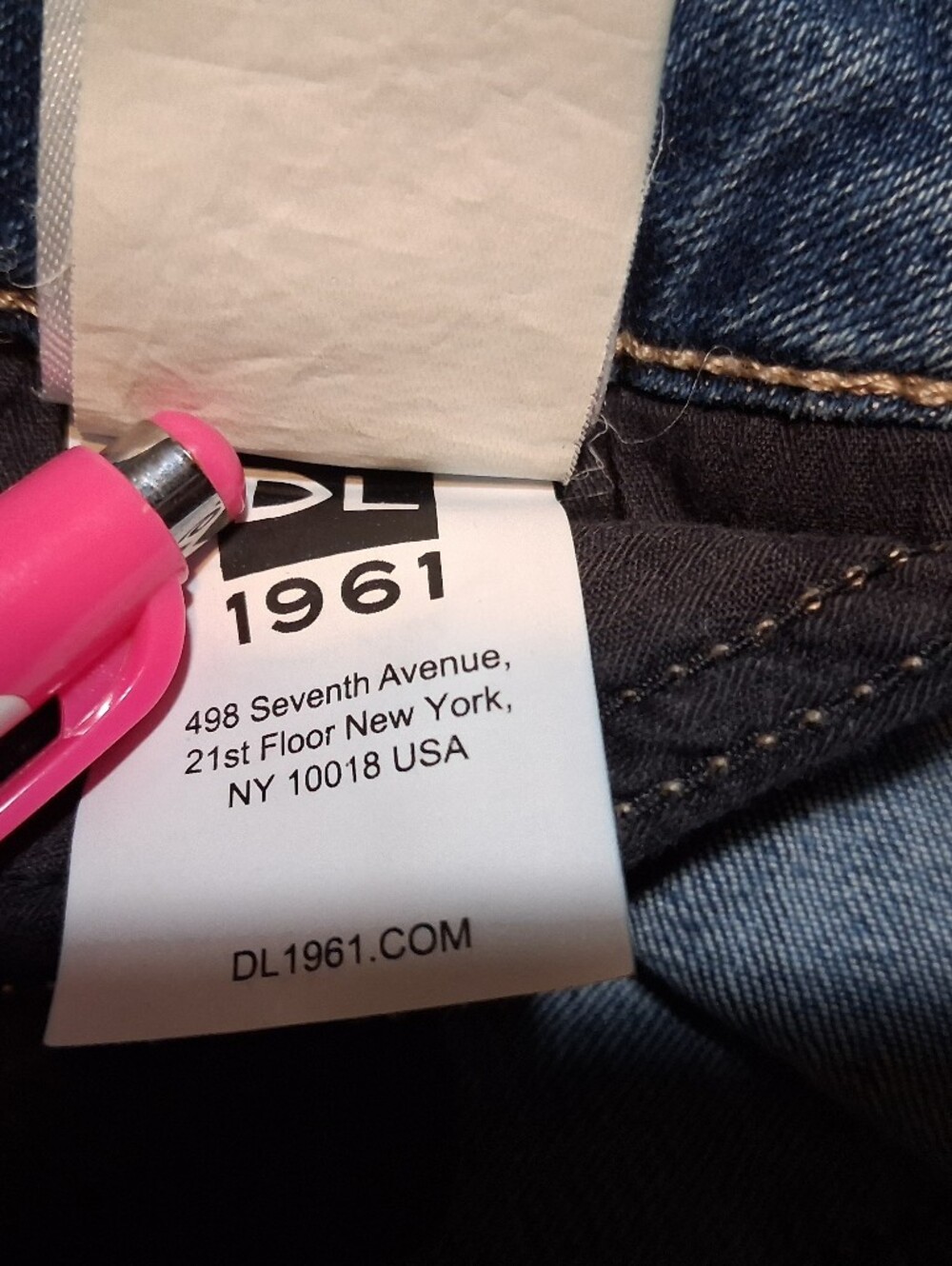 DL1961 Florence Instasculpt Skinny Jeans Medium Wash Mid Rise Women's Size 28 - Picture 12 of 13
